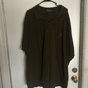 Brown polo shirt